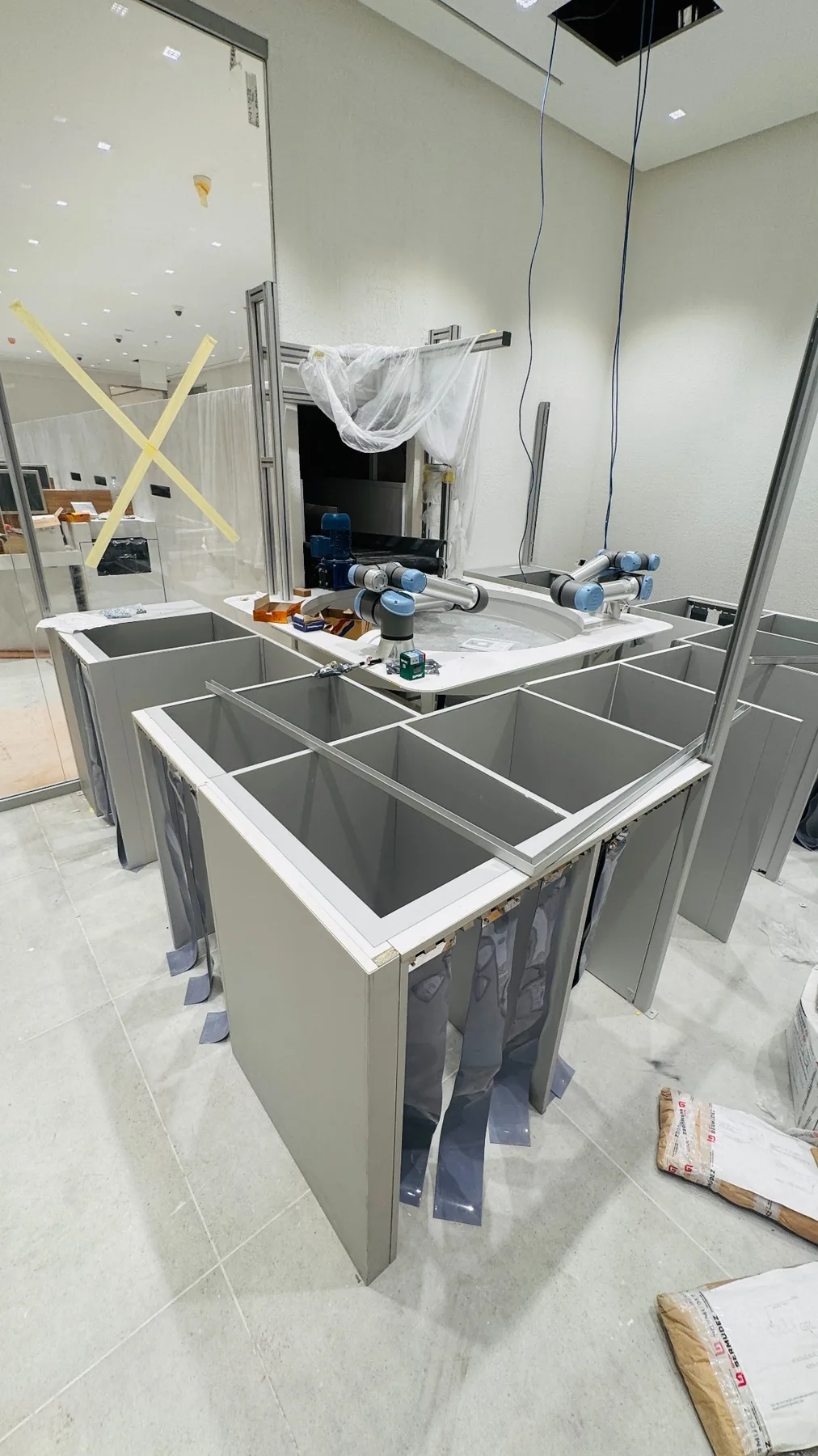 Retail fit-out process stage in Dubai
